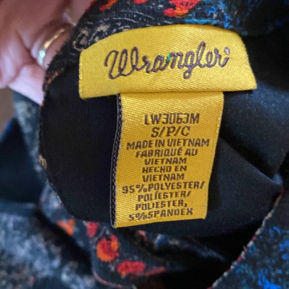 Wrangler Patchwork Sleeveless Mini Dress/ Size small - Picture 3 of 6